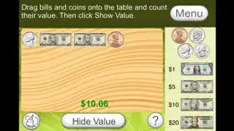 counting bills & coins iphone screenshot 2