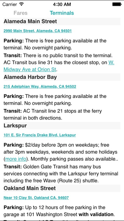 SF Bay Ferry Times screenshot-4