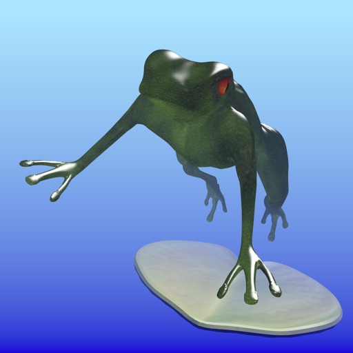 Happy Hoppy Frog Icon