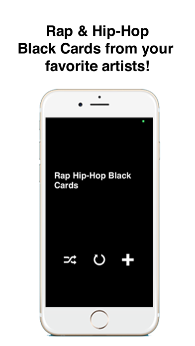Rap Hip-Hop Black Cards screenshot 1