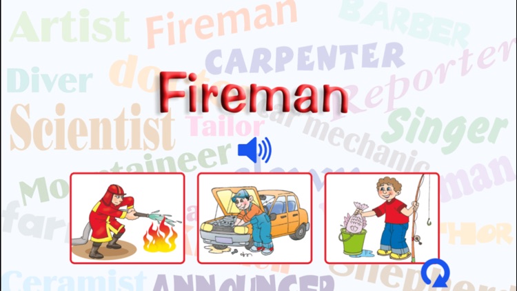 English Basic Concepts 4 - Professions for Kids. Pick the right answer! screenshot-3
