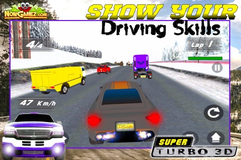 Super Turbo 3D - Race Simulator screenshot 2