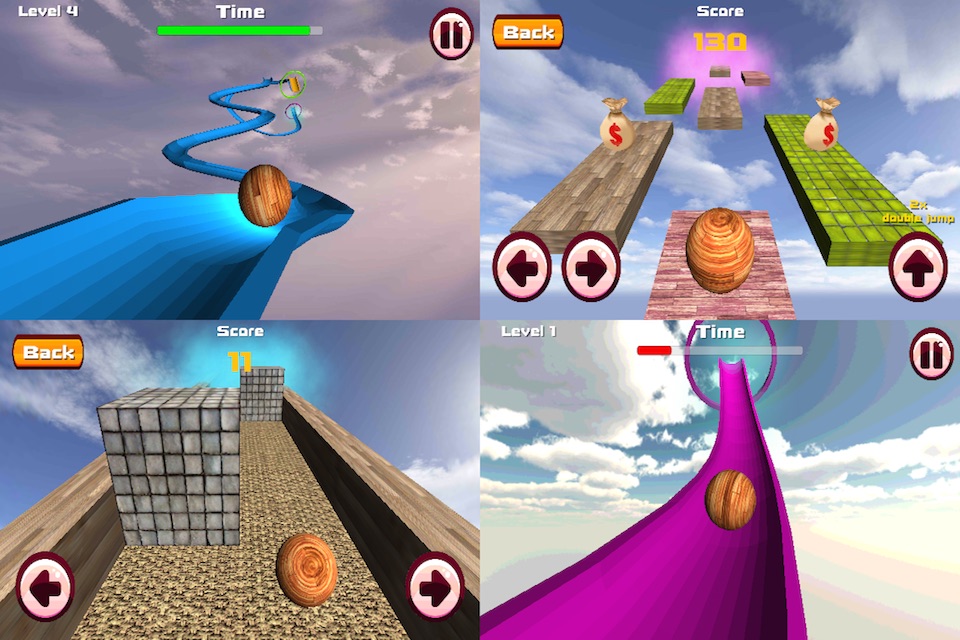 Ball Coaster 3D - Roller Dash screenshot 2