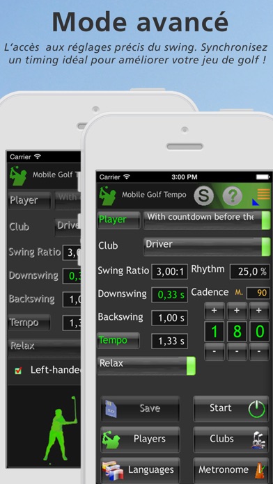 Screenshot #2 pour Mobile Golf Tempo