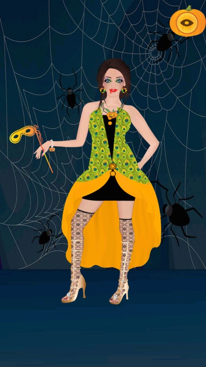 Halloween Girl Dress Up Game