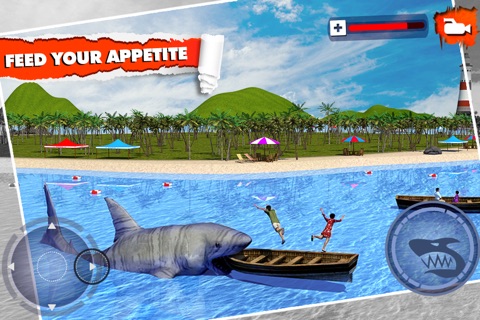 Angry Shark Simulator 3D screenshot 2