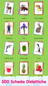 Italian Flashcards for Kids Pro - Learn My First Words with Child Development Flash Cards screenshot #1 for iPhone