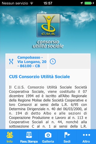CUS Consorzio Utilità Sociale screenshot 2