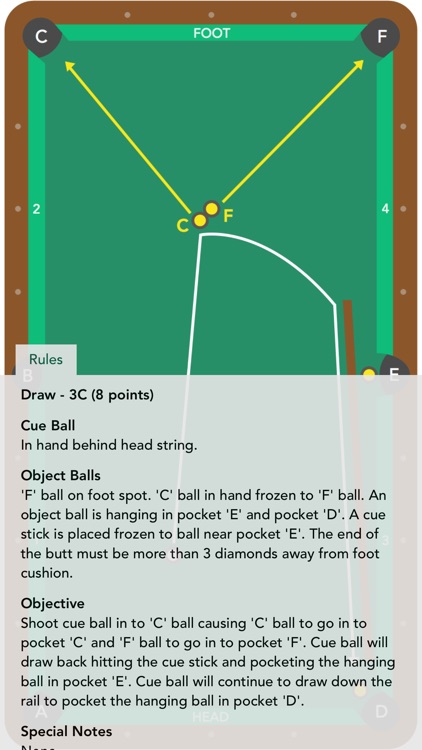 Pool Trick Shot Diagrams screenshot-3