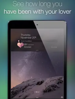 InLove - App for Two: Event Countdown, Diary, Private Chat, Date and Flirt for Couples in a Relationship & in Love iPad image 3