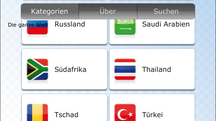 The best known and most popular dishes from around the world in German language screenshot-3