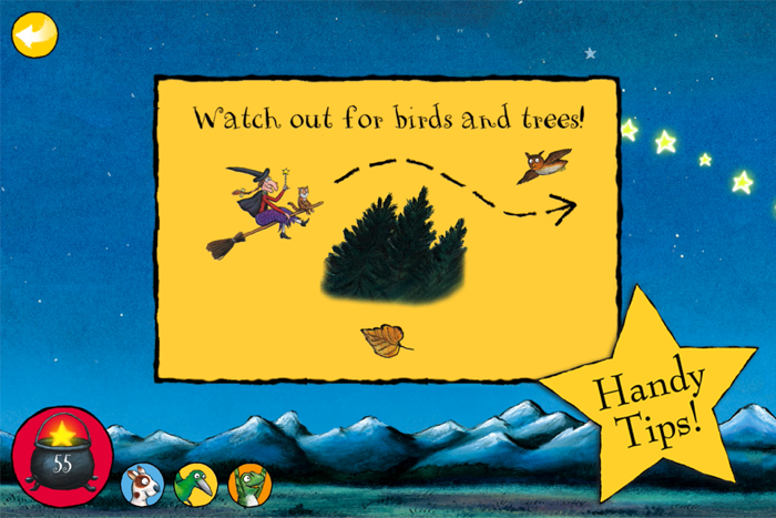 Room on the Broom Flying