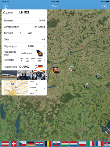 Screenshot #4 pour Flughafen DE Airport  iPlane Fluginformationen