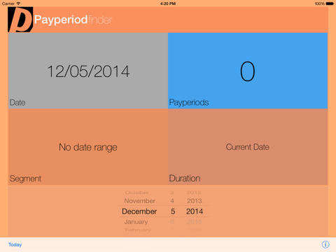 Screenshot #4 pour PayPeriodFinder