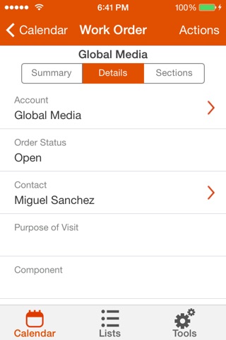 ServiceMax Winter 15 for iPhone screenshot 4