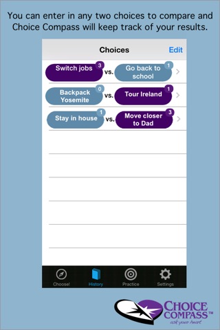 Choice Compass screenshot 3