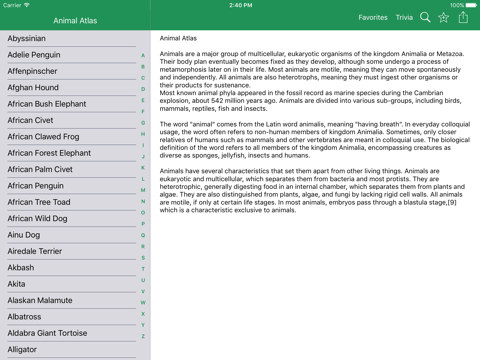 Screenshot #4 pour Animal Atlas
