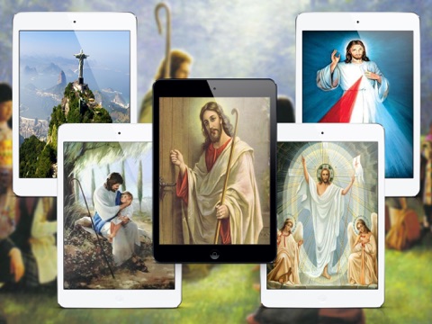 Great Wallpapers for Jesus Christ - iPad Version screenshot 4