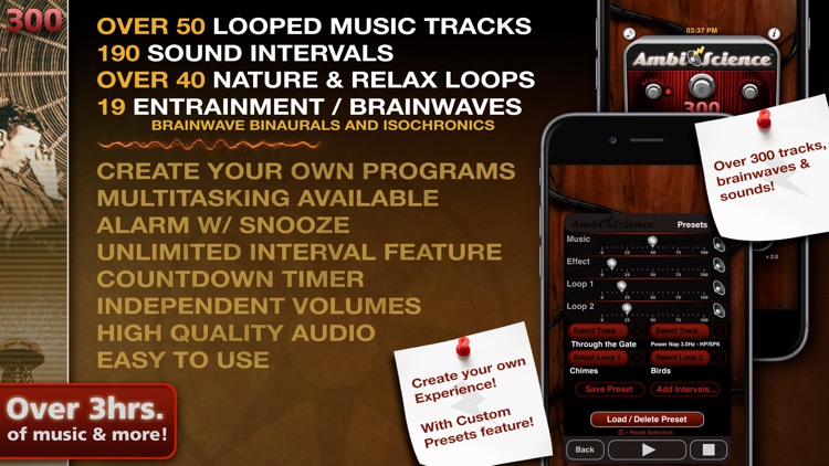 300! | AmbiScience™ :: White Noise, Brainwaves, Relaxing Music and Sound Effects!