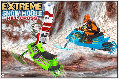 Extreme SnowMobile HillCross ( Snow mobile Stunt Racing Game ) ) screenshot 4