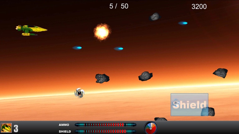 【图】Asteroid Field – Space shooting action game(截图2)