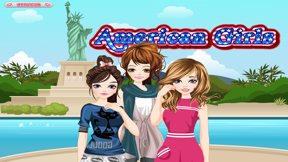 American Girls - Dress up and make up game for kids who love fashion games screenshot