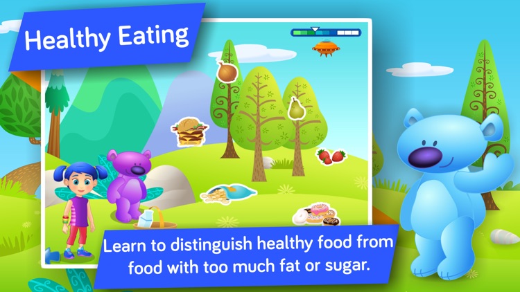 Nutrition and Healthy Eating ! Educational games to teach kids in Preschool and Kindergarten about food and a balanced diet by i Learn With