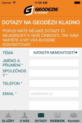 Geodezie Kladno screenshot 4