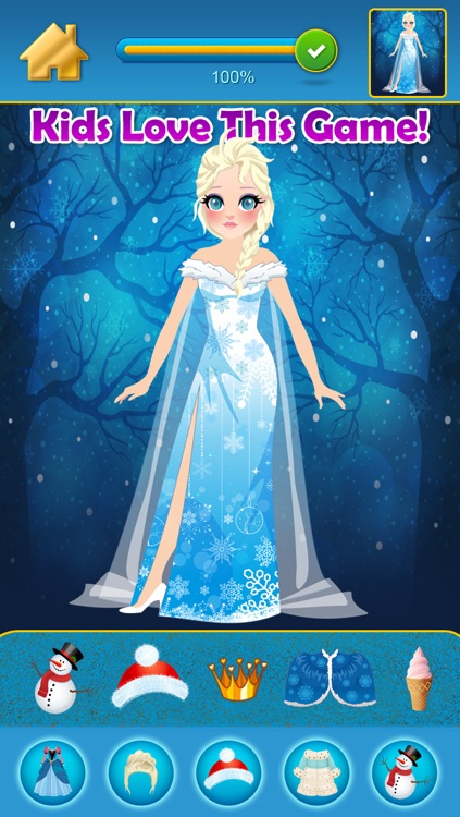 My Pretty Little Snow Princess Copy & Draw Game - Virtual World of Royal Beauty BFF Dress Up Club Edition - Free App