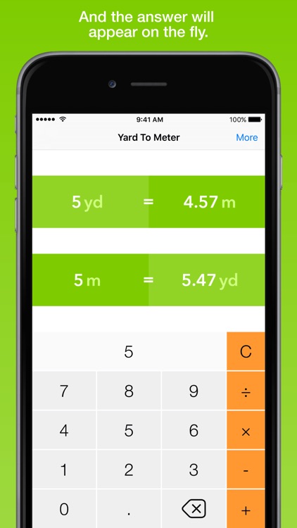 Yard To Meter, the fastest distance converter