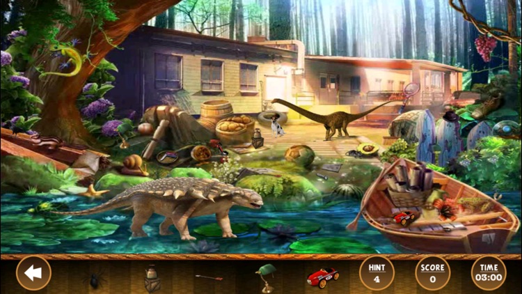 Hidden Objects Dinosaur Stead screenshot-3