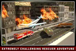 Game screenshot Airport Rescue Truck Simulators – Great airfield virtual driving skills in a realistic 3D traffic environment apk