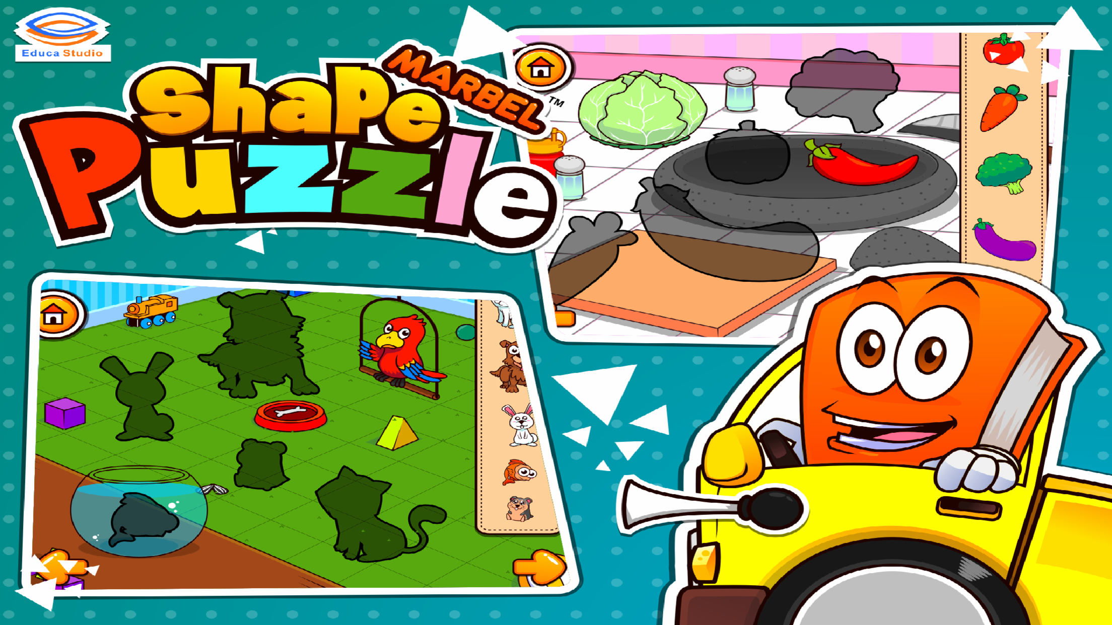 Marbel Shape Puzzle screenshot 5