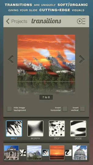 Screenshot von Slide X ● Slideshow Creator auf dem iPhone 3