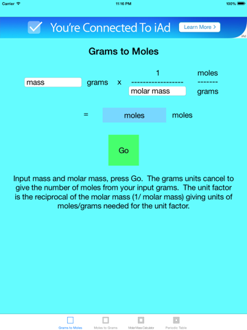 Screenshot #4 pour grams to moles free
