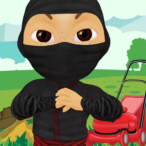 Lawn Mowing Madness: Ninja Style Pro Icon