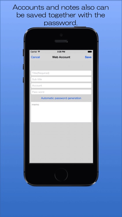 Password Memory -The Simple Password Manager- screenshot-3