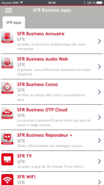 SFR Business Apps