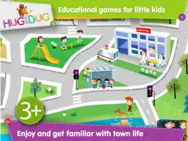 Game screenshot Little Town Explorer -  HugDug educational activity game for little kids. mod apk