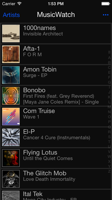 Screenshot #1 pour MusicWatch
