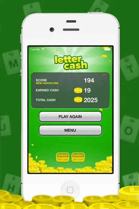 Lettercash - Puzzle with letters and numbers