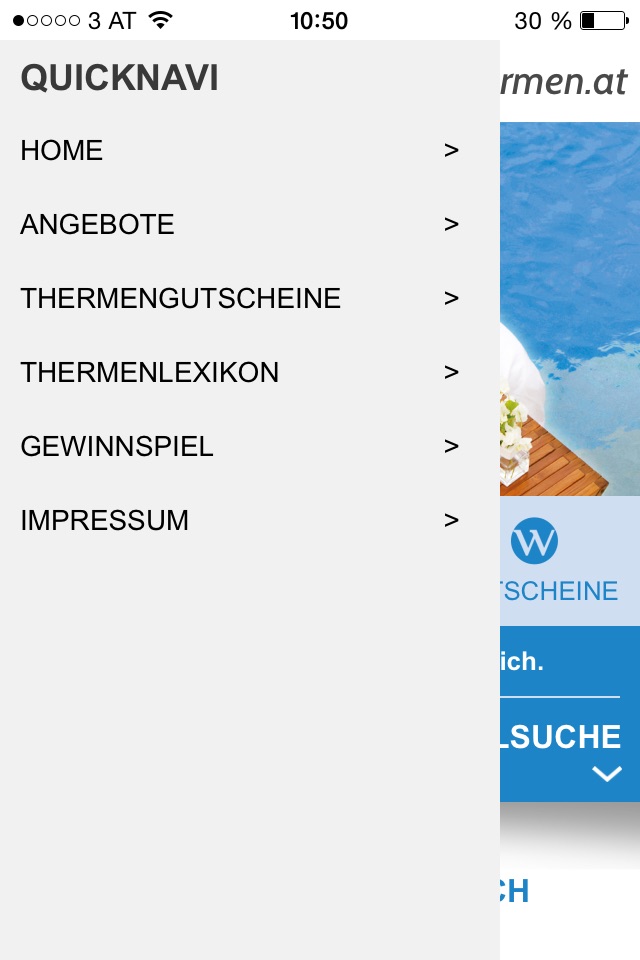 Thermen.at screenshot 2