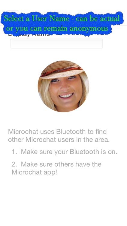 Microchat - Chat with everyone around you without knowing their number