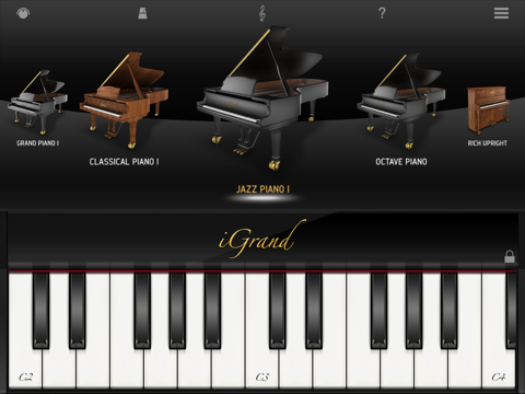 iGrand Piano for iPad のスクリーンショット