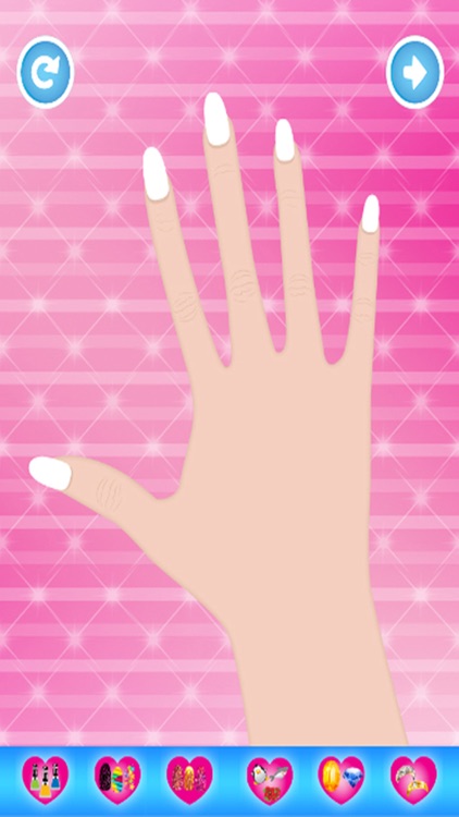 Princess Nail Salon - Nail art design and dress up game for kids