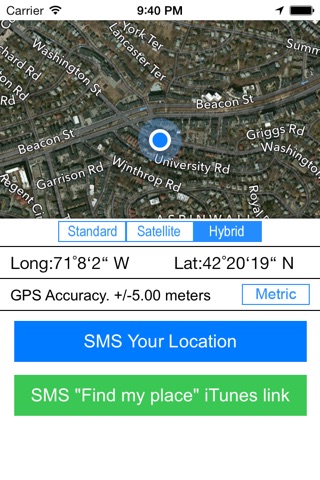 Find my place (sms your map location link) screenshot 3