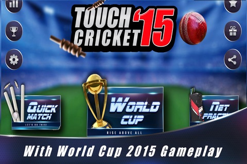 Touch Cricket : 2015 World Cup tournament live score screenshot 2