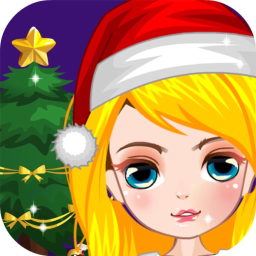 Lovely Christmas Girl Dress Up icon