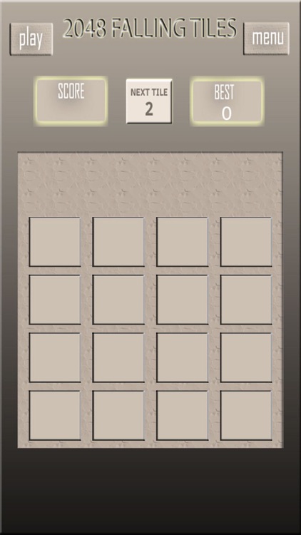 2048 Falling Tiles Puzzle - New Edition with a Twist
