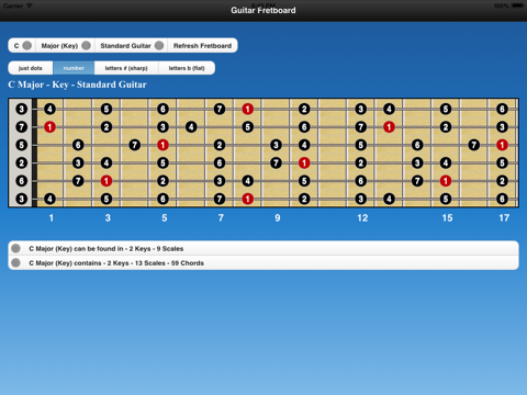 Screenshot #4 pour Guitar Scales I